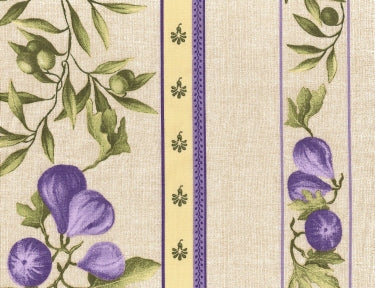 100% Cotton Fabric By Metre Cream Fig & Olive Motif Fabric $25.90/Metre -50% off Only 1 metre