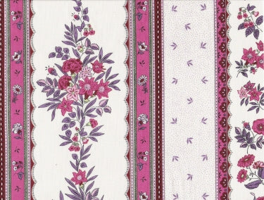 100% Cotton Fabric By Metre Pink Avignon Motif Fabric $25.90/Metre