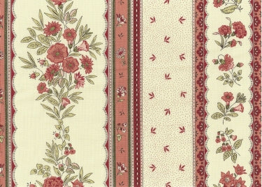 Fabric Sample in Salmon Pink Avignon $0.79 each