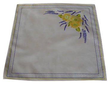 Cream Sunflower Napkin $6.50 each