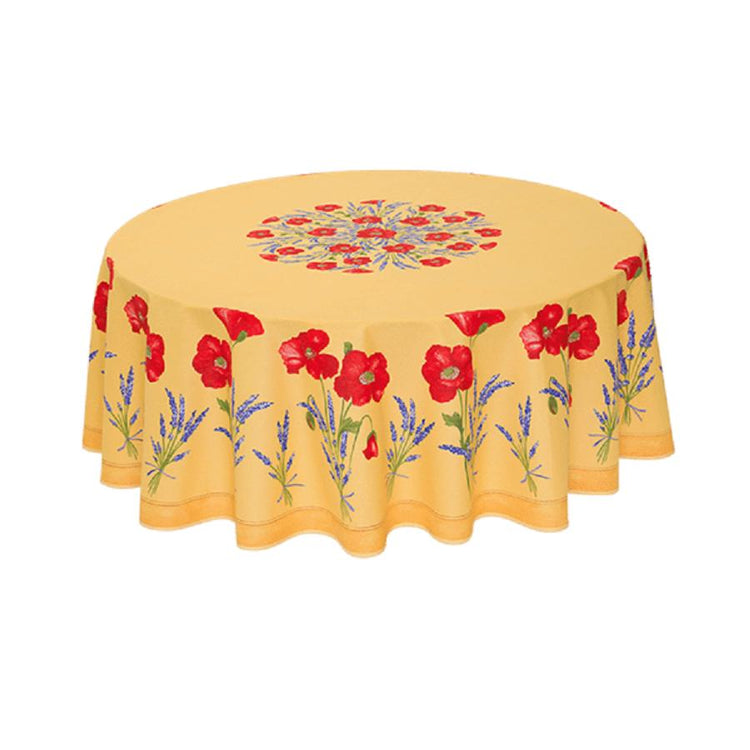100% Cotton-68" Round Tablecloths