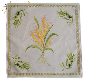 100% Cotton-68" Cream Cassis Round Tablecloth