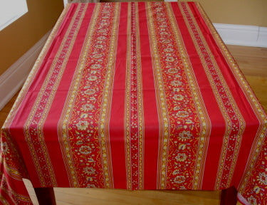 Cotton Red Occitane Square/Rectangular Tablecloth