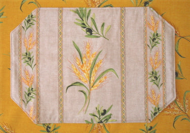 Placemats are Made to Order in your Choice of Fabric