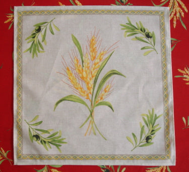 Cotton Cream Cassis Provencal Square/Rectangular Tablecloth