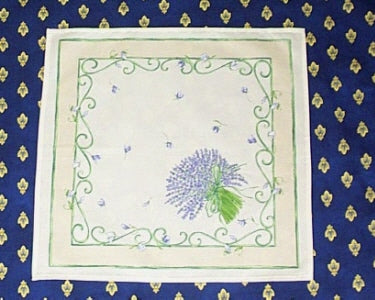 Cream Lavender Napkin $6.50 each