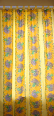 Curtain Panels are Made to Order in Your Choice of Fabric