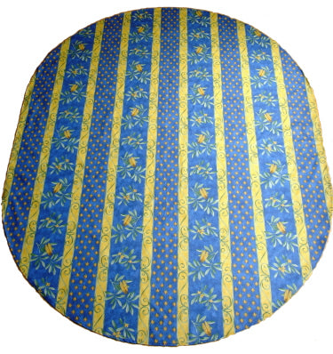 Custom 100% Cotton Oval Tablecloths