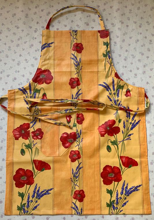 Coated Yellow Poppies Apron $29.90 each