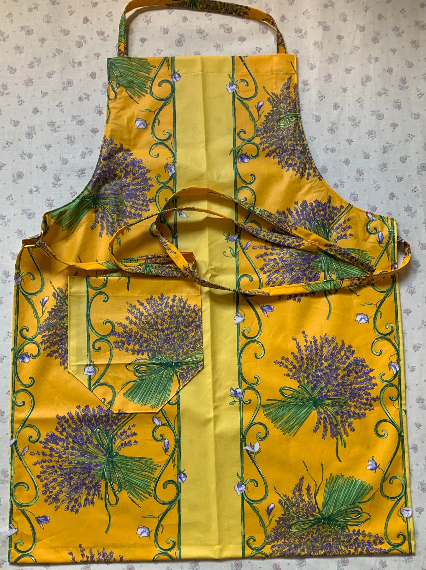 Coated Yellow Lavender straight Apron $29.90 each