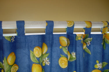 Curtain Panels are Made to Order in Your Choice of Fabric