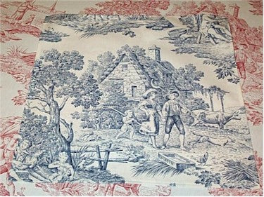 Blue Toile de Jouy Napkin $6.50 each