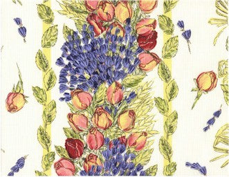 Fabric Sample in Rose & Lavender $0.79 each