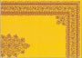 OILCLOTH-Coated Red/Yellow Occitane Rectangular Tablecloth 96" x 60" 40% off With a Slight Flaw